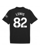 Manchester City Rico Lewis #82 Vieraspaita 2025-26 Lyhythihainen